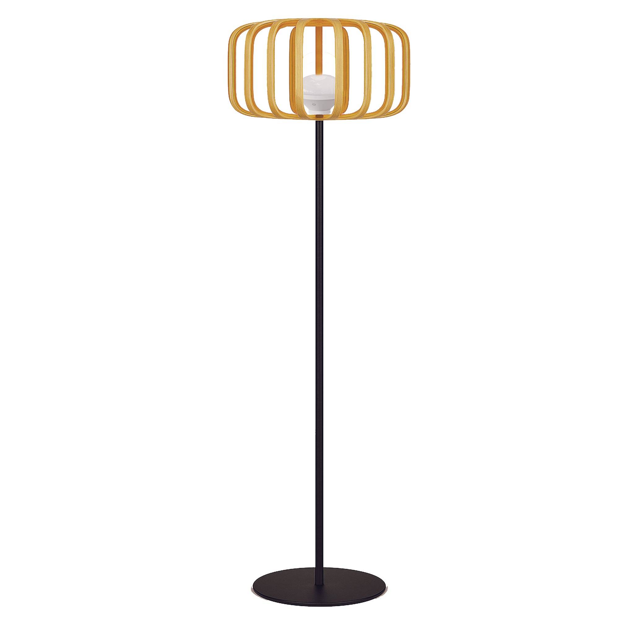 Lumisky - Lampadaire extérieur sans fil STANDY BAMBOU H150cm - Image 1