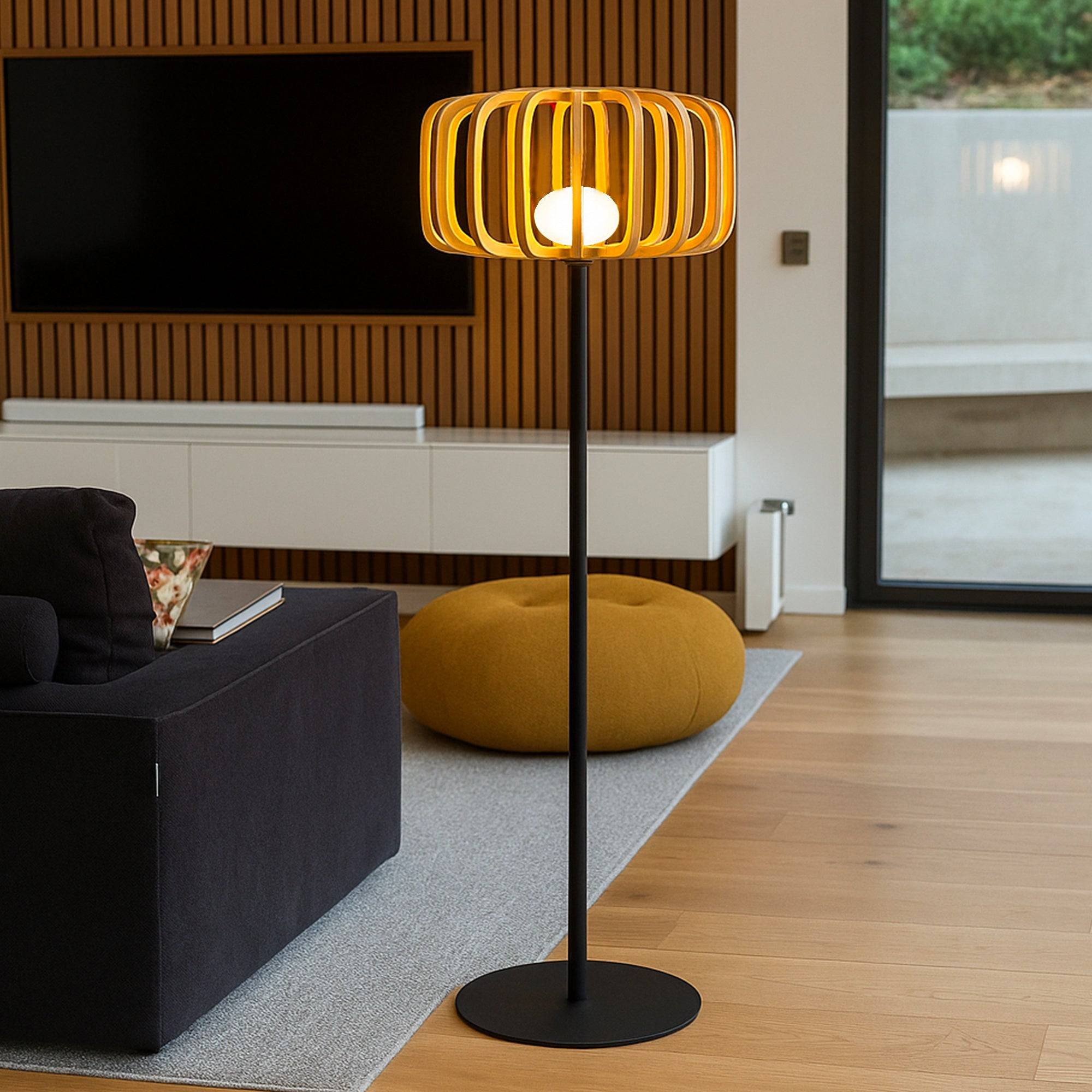 Lumisky - Lampadaire extérieur sans fil STANDY BAMBOU H150cm - Image 7