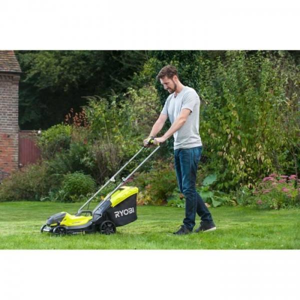 Ryobi - Tondeuse a Gazon RYOBI - Combo 2 outils ONE+ : RLM18X33B40 + coupe-bordures OLT1825M OFFERT - RLM1833BLT1825M - Image 2