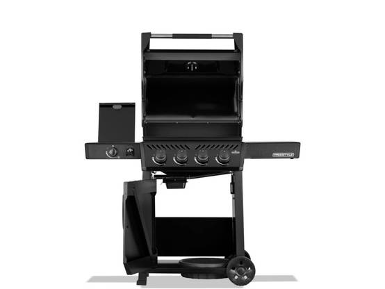 Napoleon - Barbecue gaz Freestyle 425 noir 4 brûleurs + 1 réchaud latéral + Plateau charbon + Boitier de fumage - Napoléon - Image 9