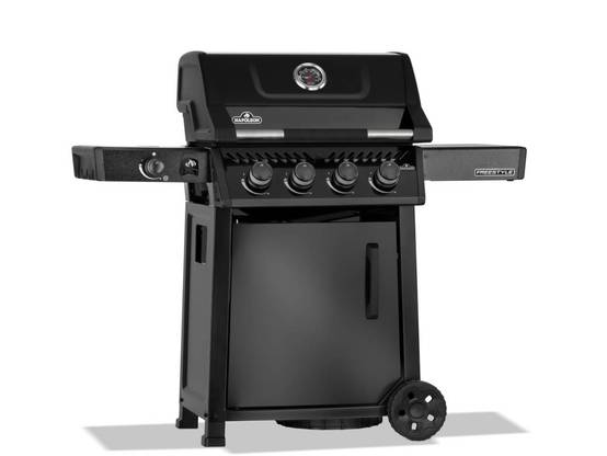 Napoleon - Barbecue gaz Freestyle 425 noir 4 brûleurs + 1 réchaud latéral + Plateau charbon + Boitier de fumage - Napoléon - Image 6