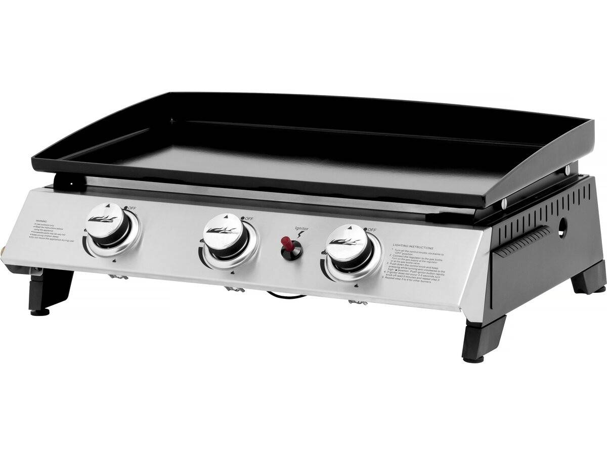 Plancha Gaz 3 Brûleurs "jolly" - 7,5 Kw - Gris -habitat Et Jardin - Image 3