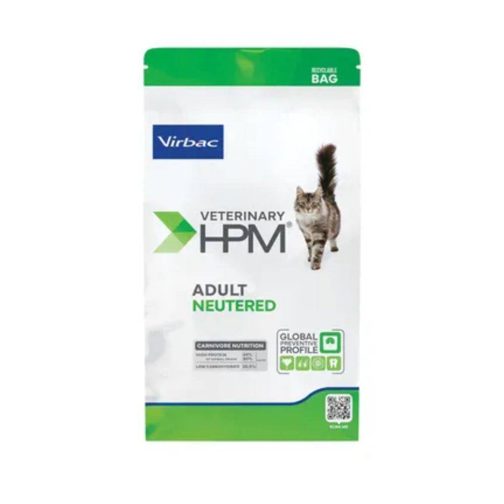 Virbac Veterinary HPM Neutered Chat – Chat stérilisé adulte 12 kg - Image 1
