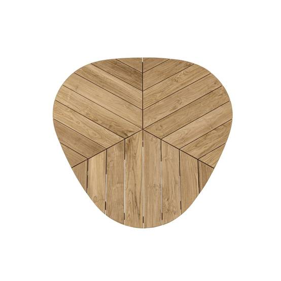 Autre - Table de jardin forme galet en teck et aluminium L160 - CAP FERRET - Image 10