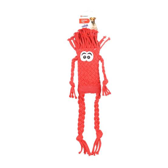 Flamingo - Jouet en Corde tressé Basil, rouge. 48 cm . jeux pour chien. - Image 1