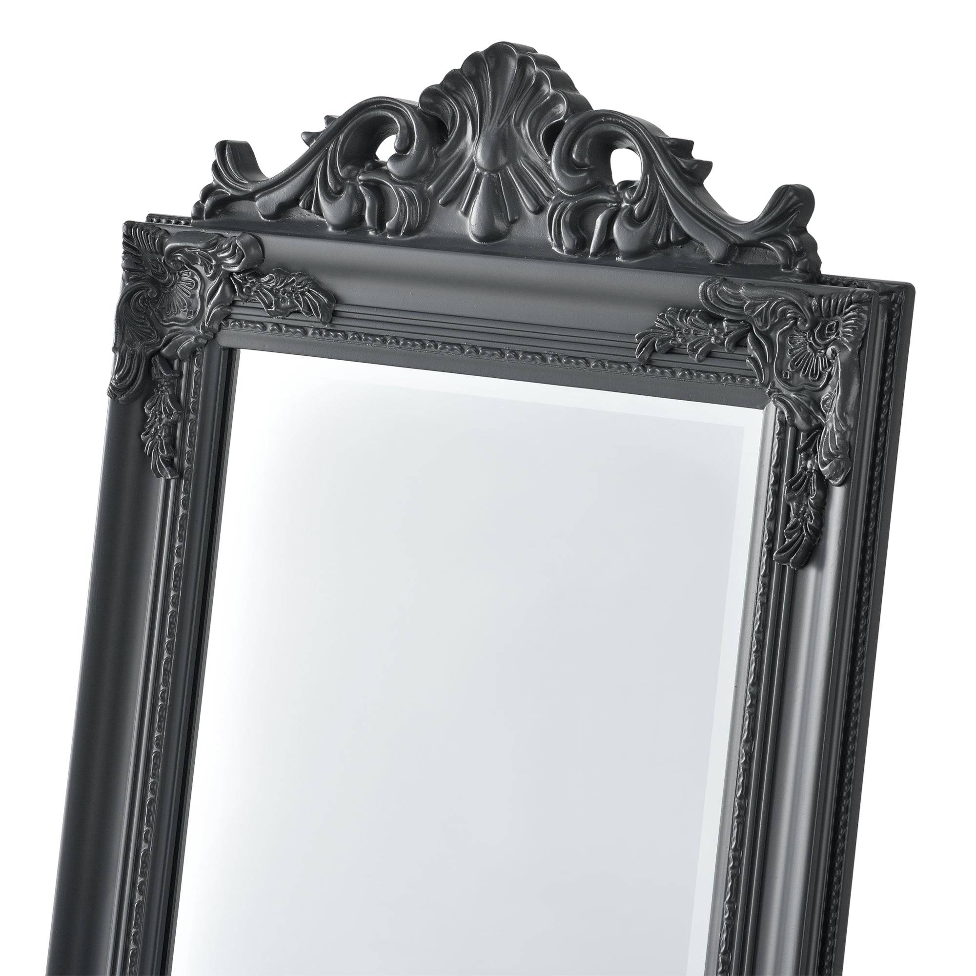 Helloshop26 - Miroir sur pied inclinable 160 x 40 cm gris foncé - Image 5