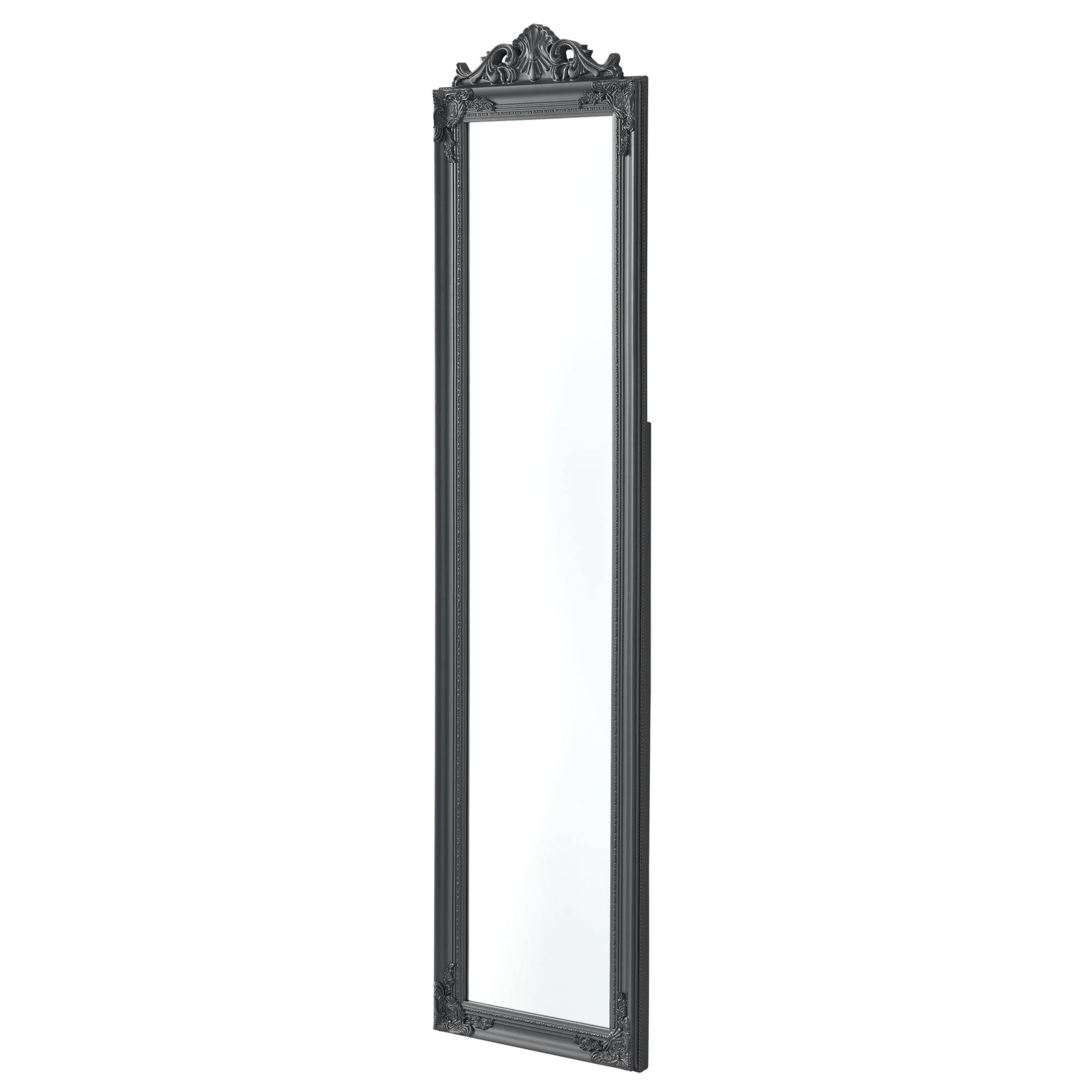 Helloshop26 - Miroir sur pied inclinable 160 x 40 cm gris foncé - Image 2