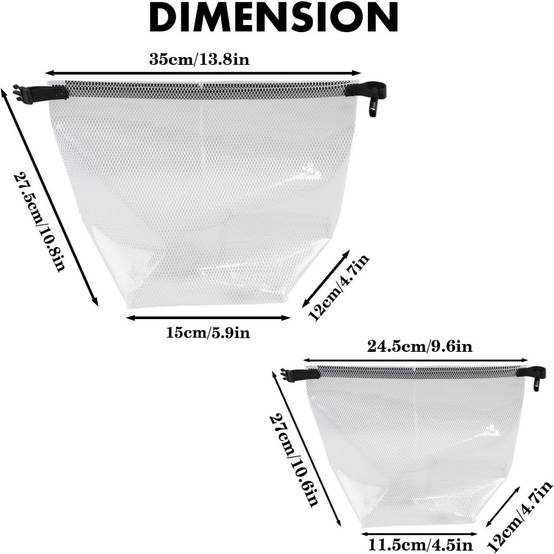 Lot de 2 sacs de voyage pour croquettes chien - Étanches, 10 kg & 7,6 kg - Pratique camping & transport - Living123 - Image 7