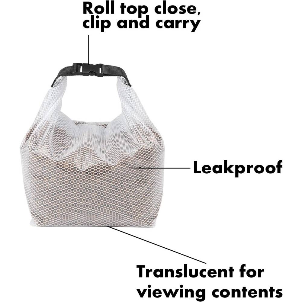 Lot de 2 sacs de voyage pour croquettes chien - Étanches, 10 kg & 7,6 kg - Pratique camping & transport - Living123 - Image 6