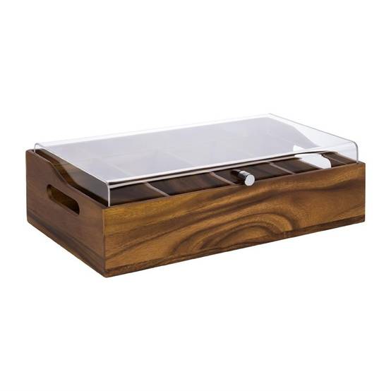 Range Couverts Bois avec Couvercle 510x280 mm - APS
