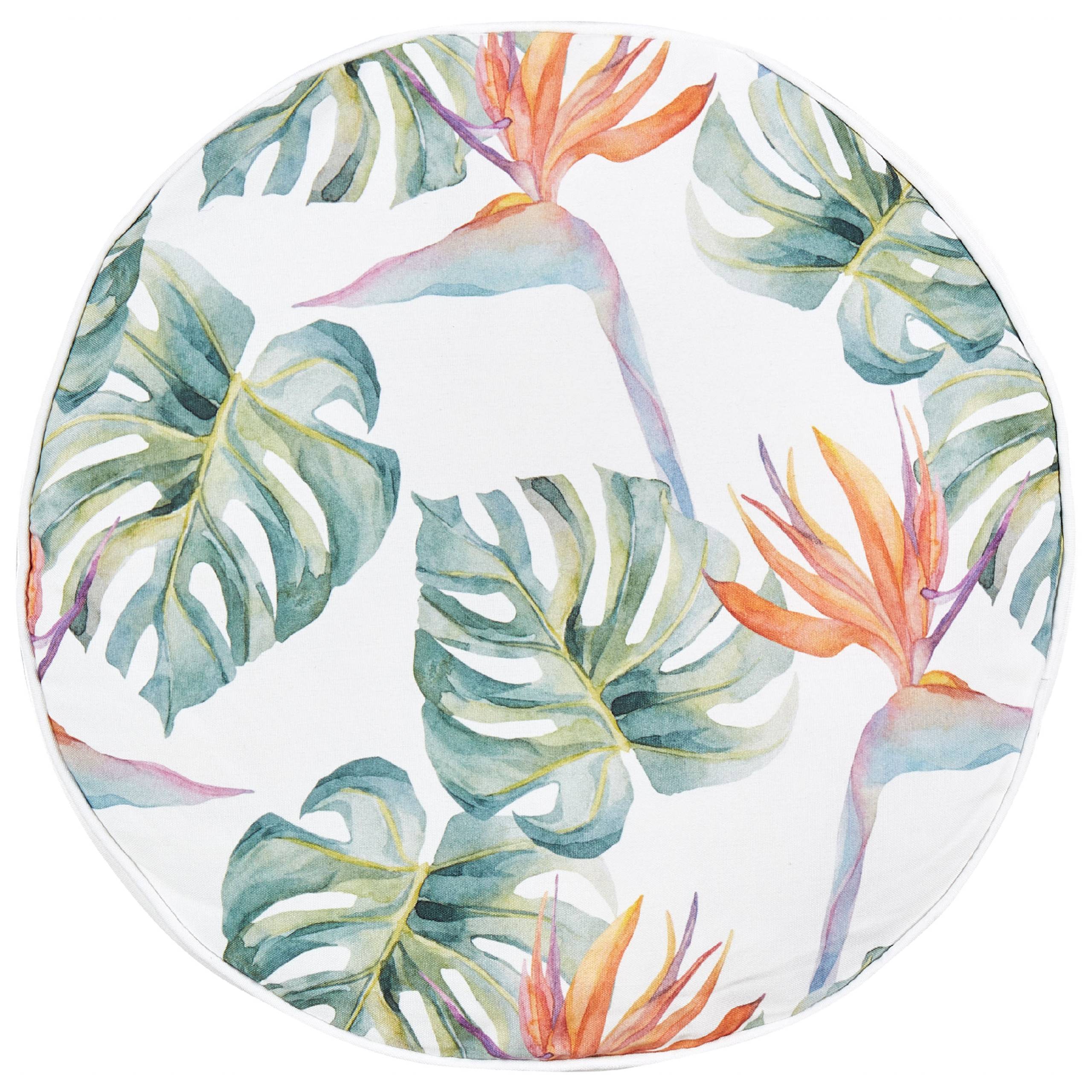 Beliani - Coussin d'extérieur Polyester Blanc TORRAZZO - Beliani - Image 3