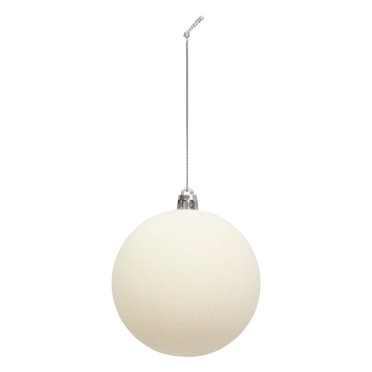 Fééric Lights & Christmas - Boule de Noël pailletté vert x9 80mm - Atmosphera Créateur d'intérieur - Image 6