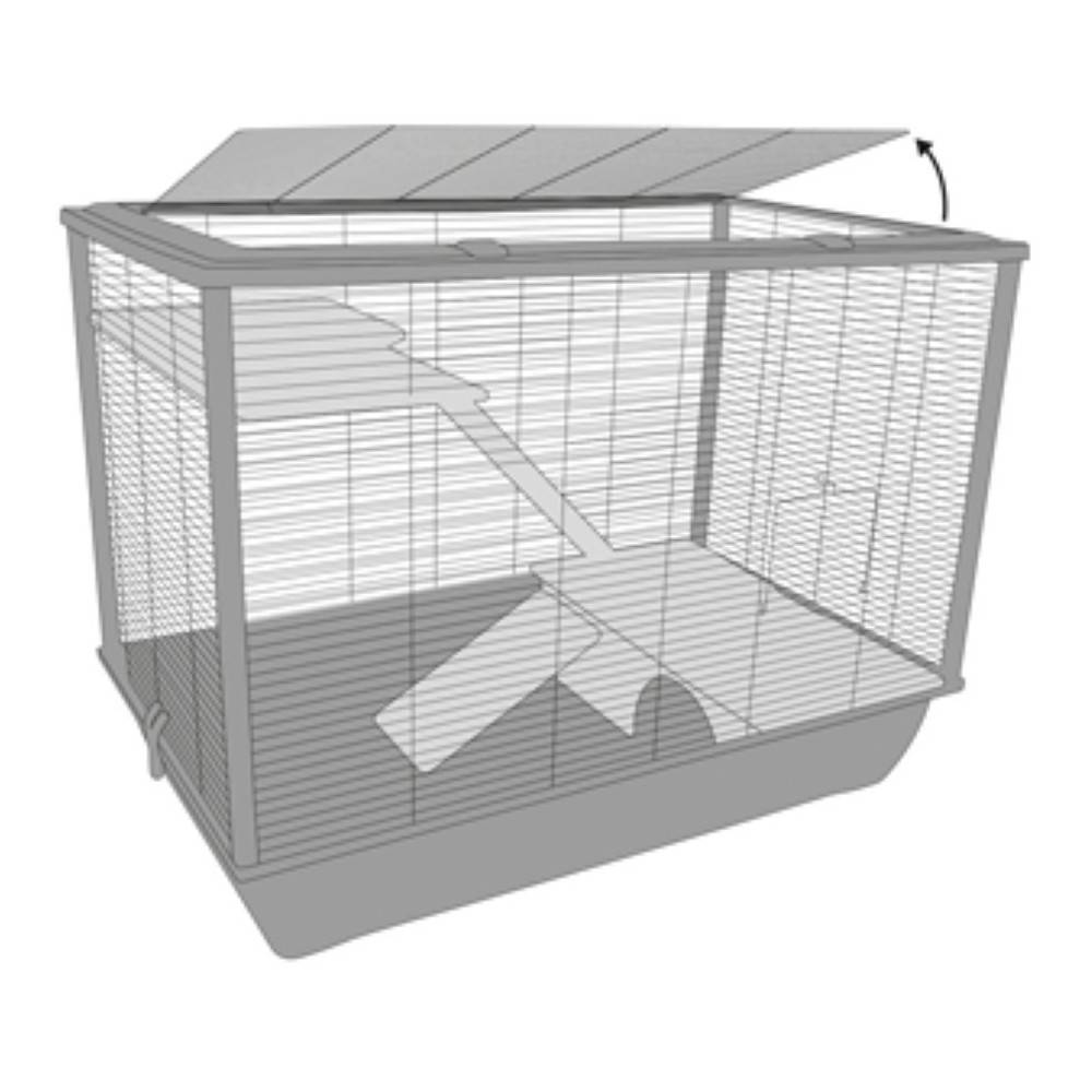 Cage Elsa M 77 x 47 x 60 cm pour rongeur - Image 5