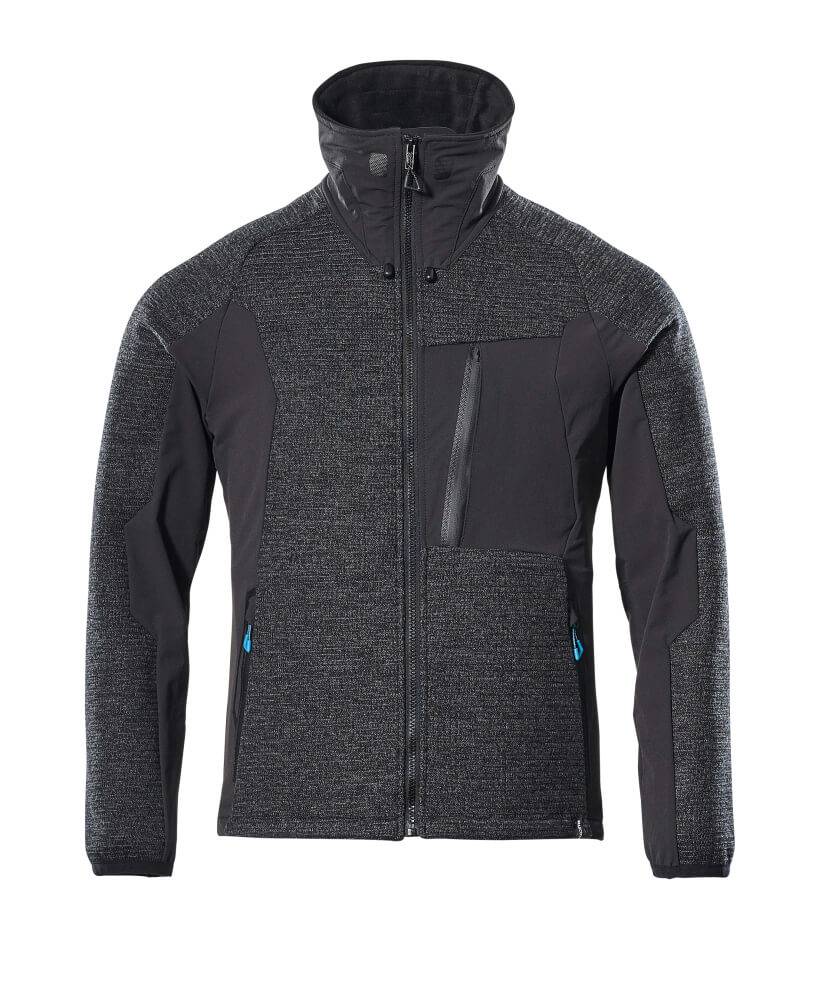 Veste tricot zippé MASCOT Advanced - Triple couche - 17105-309-Noir-L