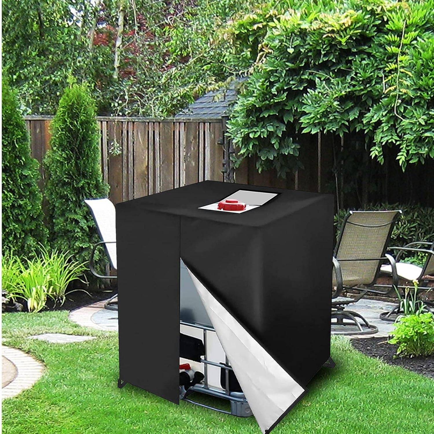 IntiMeg - Housse de protection pour réservoir IBC 1000 L, réservoir d'eau, housse de protection pour réservoir IBC étanche 210D, 120 x 100 x 116 cm IntiMeg - Image 3