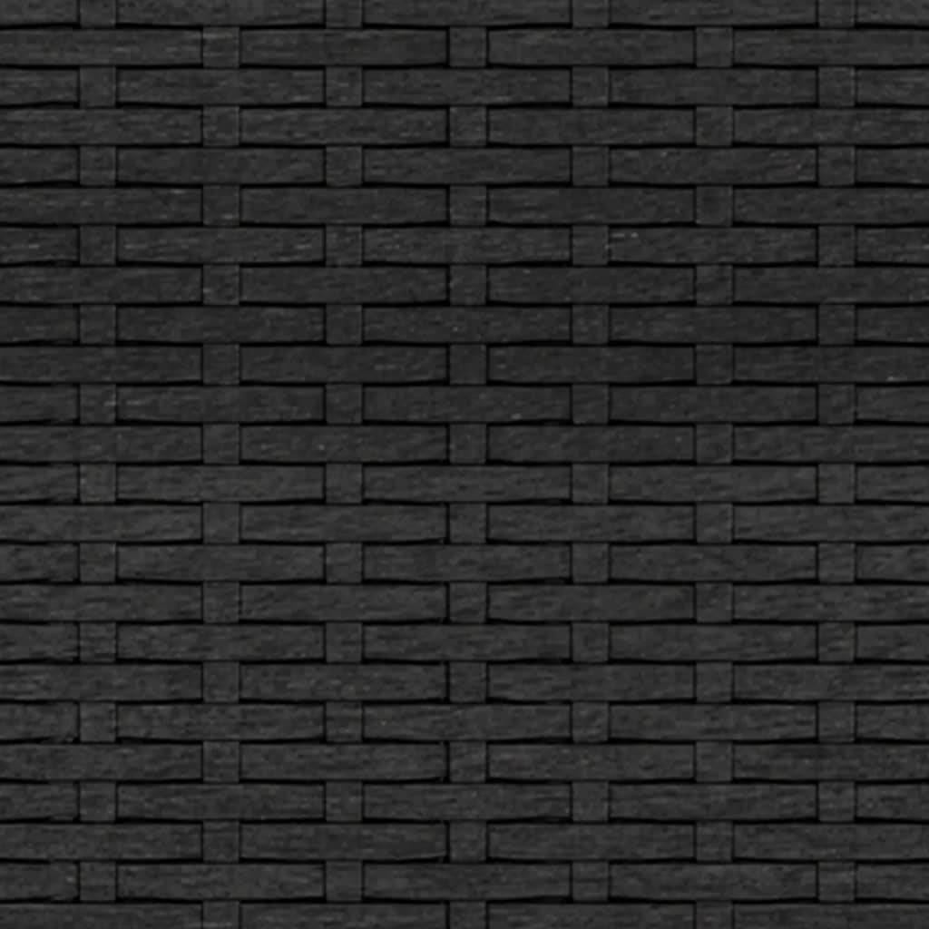 Lot de 2 Canapés Centraux de Jardin en Résine Tressée Noire Modulables avec Oreillers – ComfortXL Outdoor Living - Image 8