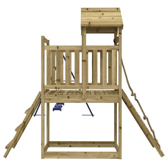 Aire de jeux d'extérieur - Jeu Plein air enfant bois de pin imprégné-JU1477 - Image 5
