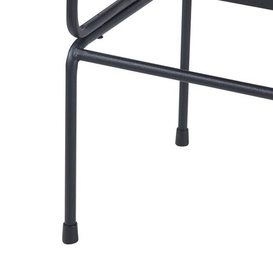 Support pour plantes métal 36 x 20 x 20 cm noir - Image 6