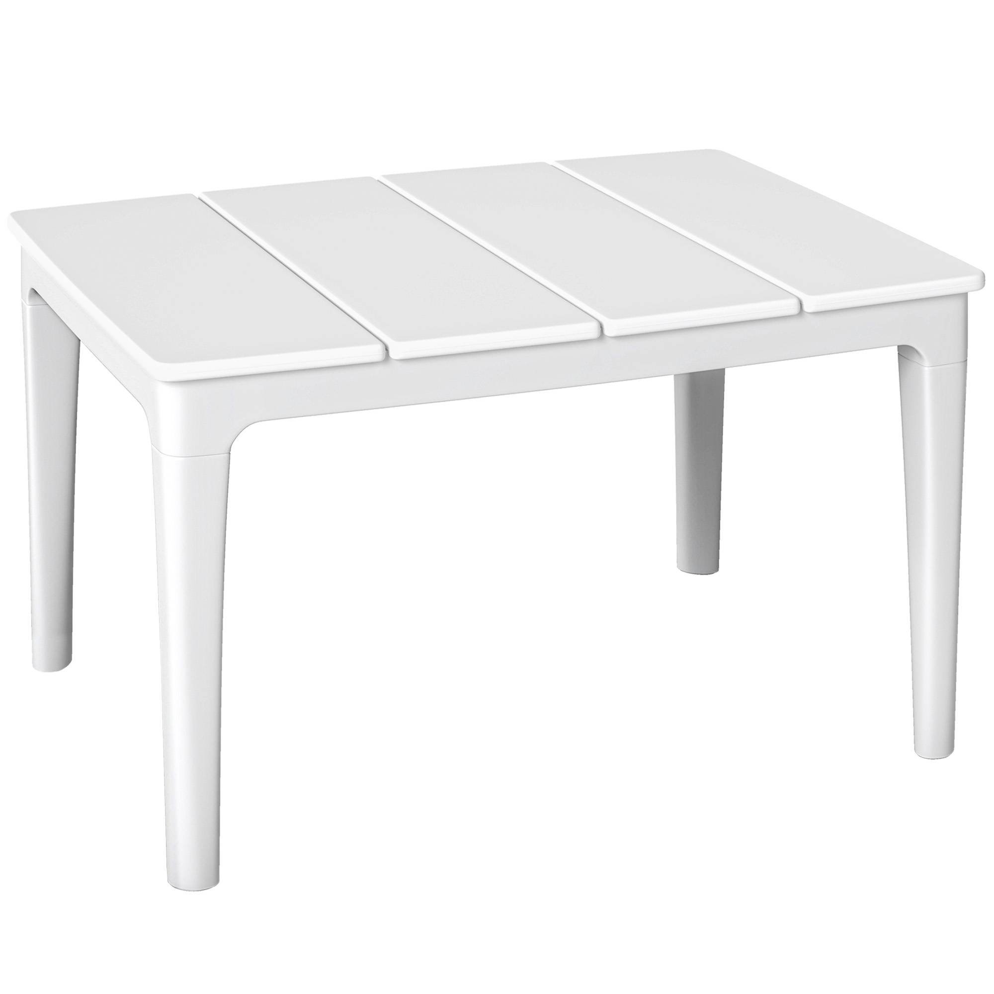 ComfortXL - Table basse de jardin en polypropylène crème 70 x 53 x 39 cm pour terrasse et salon facile à entretenir - Image 10
