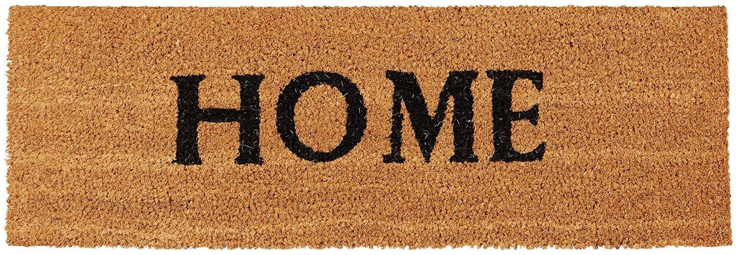 Paillasson tapis de sol porte d’entrée essuie-pieds fibres de coco home nature - Image 1