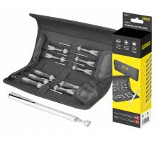 Outifrance - Trousse de 10 tournevis de precision Trousse de 10 tournevis + aimant télescopique - Image 1