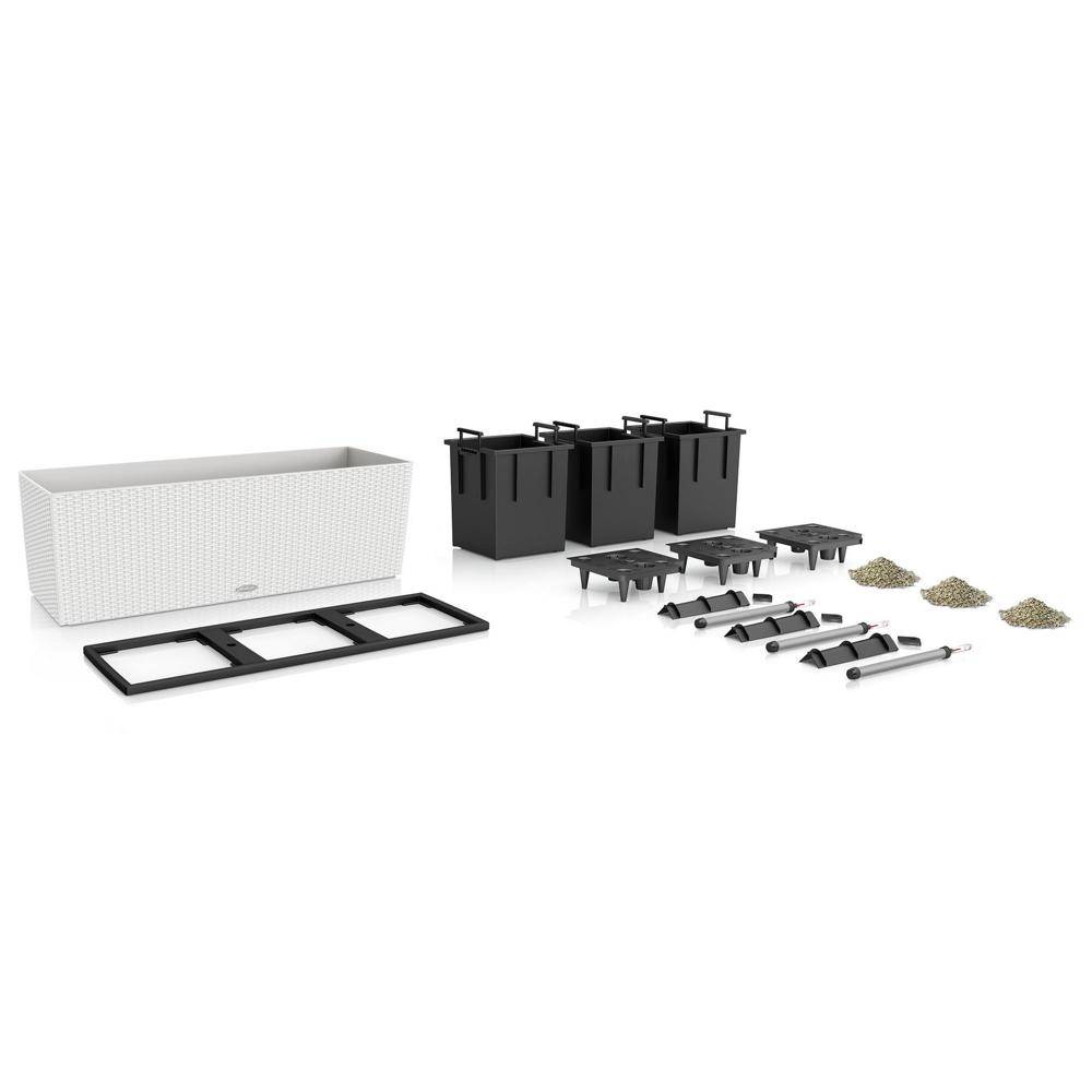 Lechuza - Pot Trio Cottage 30 - kit complet, blanc - 100 cm Lechuza - Image 2