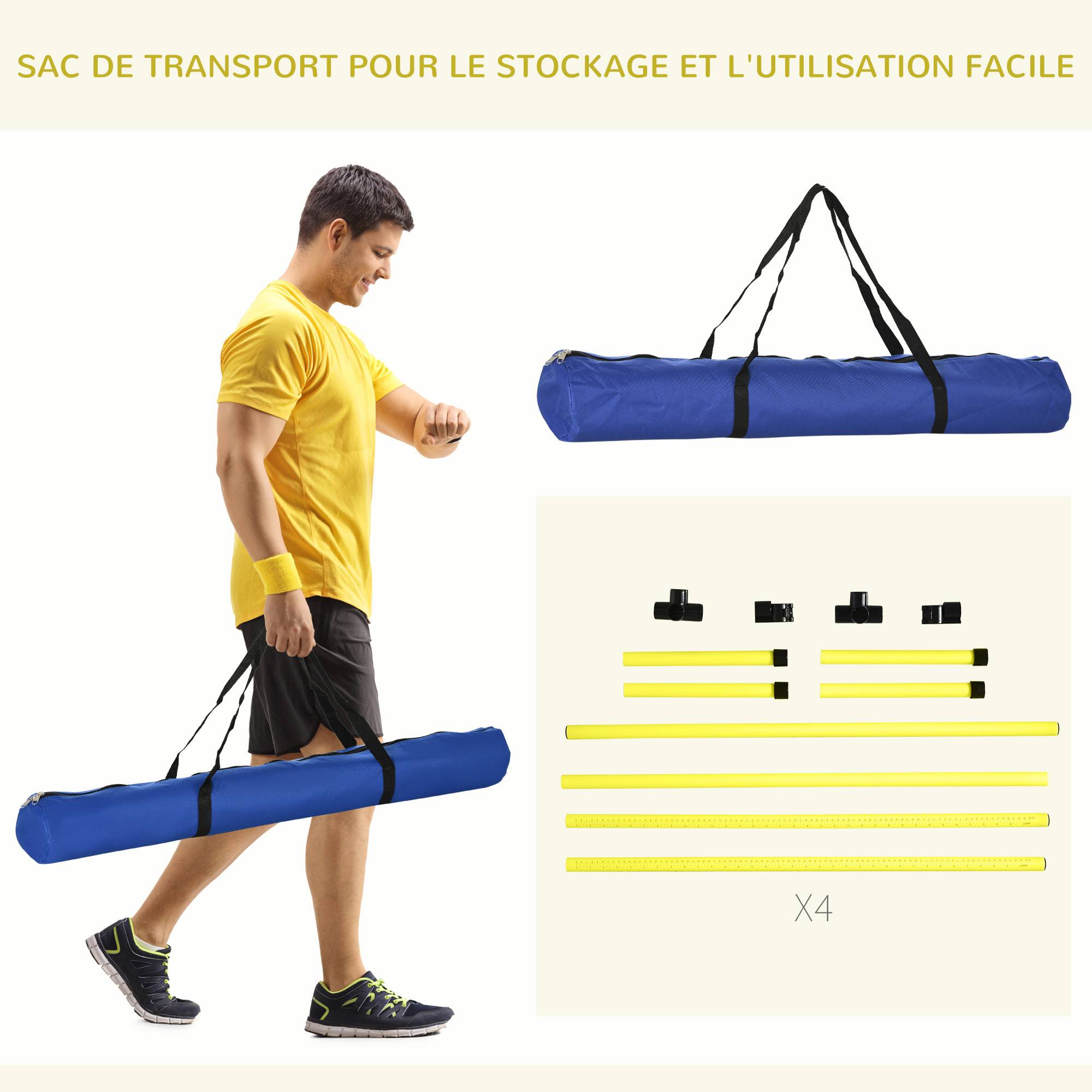Obstacles d'agilité pour chien plastique bleu 99 x 65 x 94 cm - PANGIVO - Image 8