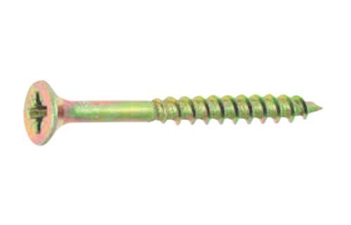 Vis à bois agglomérés tête fraisée Pozidrive acier zingué 4,5X80 boîte de 250 - ULTIMA - 10145080