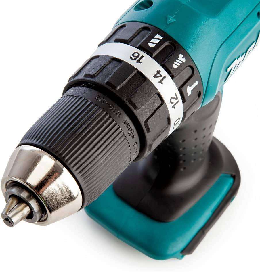 Makita - Perceuse- visseuse à percussion - 18 V - MAKITA - 3 Ah - 74 Accessoires - 2 batteries + chargeur - DHP453RFX4 - Image 4