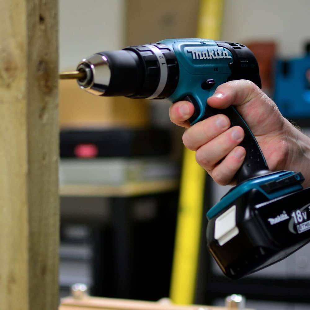 Makita - Perceuse- visseuse à percussion - 18 V - MAKITA - 3 Ah - 74 Accessoires - 2 batteries + chargeur - DHP453RFX4 - Image 7