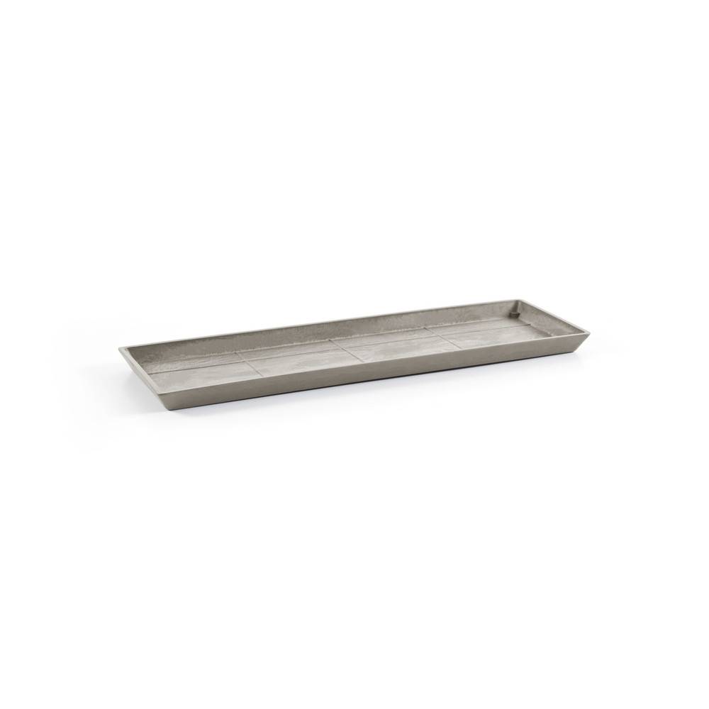 Ecopots - Soucoupe Rectangular 65 Old Taupe - 67,5 x 22,5 x H. 2,5 cm ECOPOTS