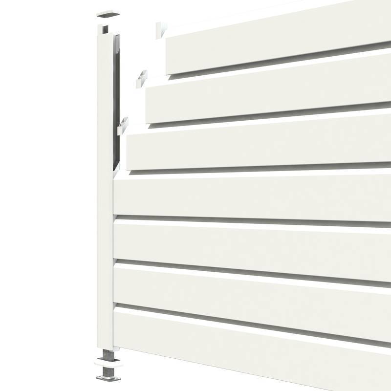 Closea - Kit cloture - Lame 16cm   - PVC Blanc - LG: 6m x H: 1m44 Closea - Image 3