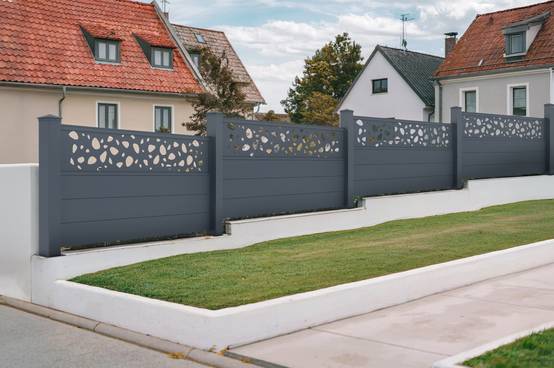 CASANOOV - Casanoov Lot de 2 kits de clôture aluminium SUNNY H.90 cm - kits complet 3.8m - Image 1