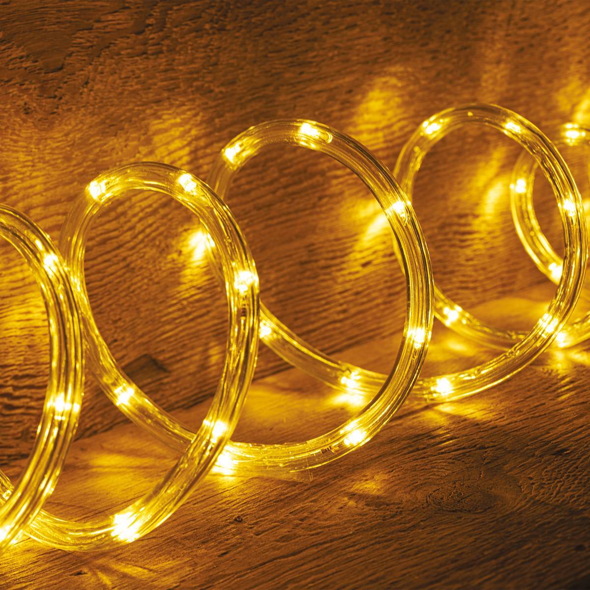 Fééric Lights & Christmas - Tube électrique extérieur 24m 432 LED blanc chaud FEERIC LIGHTS & CHRISTMAS - Image 1