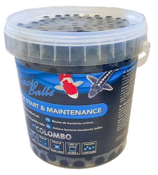 Le Poisson Qui Jardine - Billes de Bactéries Actives pour Bassin - 1000ml - Format Économique