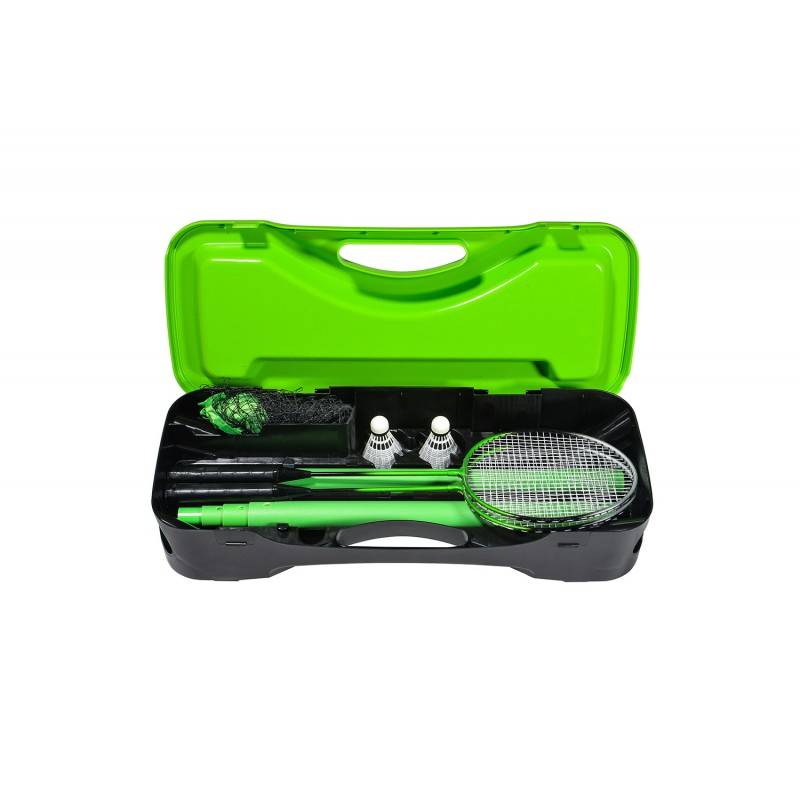 Set de Badminton complet avec filet 295 x 38 x 154 cm, raquettes, volants et étui de rangement PLAY4FUN - Image 6