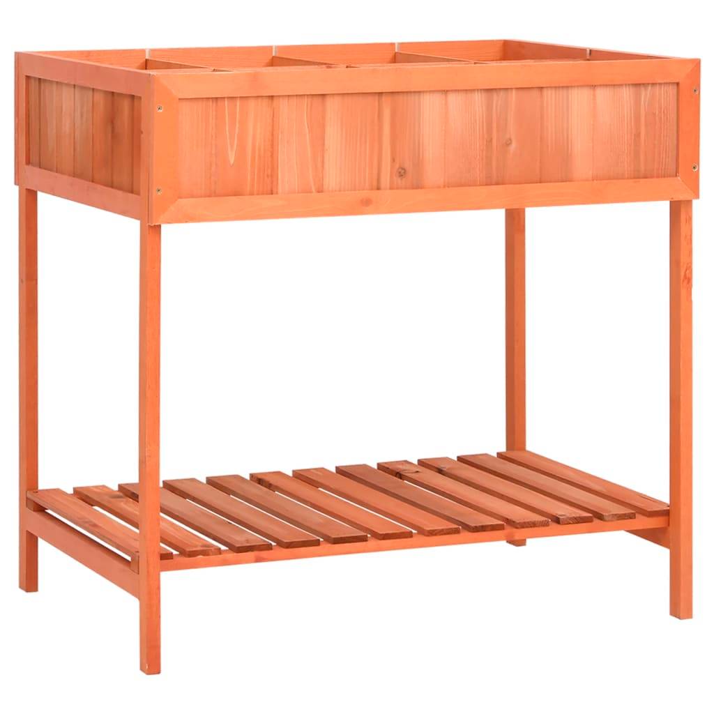 Helloshop26 - Jardinière à herbes 80 x 60 x 80 cm bois de sapin massif - Image 1