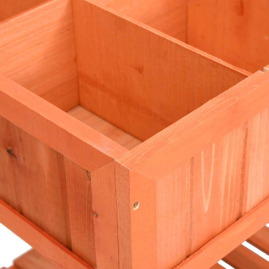 Helloshop26 - Jardinière à herbes 80 x 60 x 80 cm bois de sapin massif - Image 4