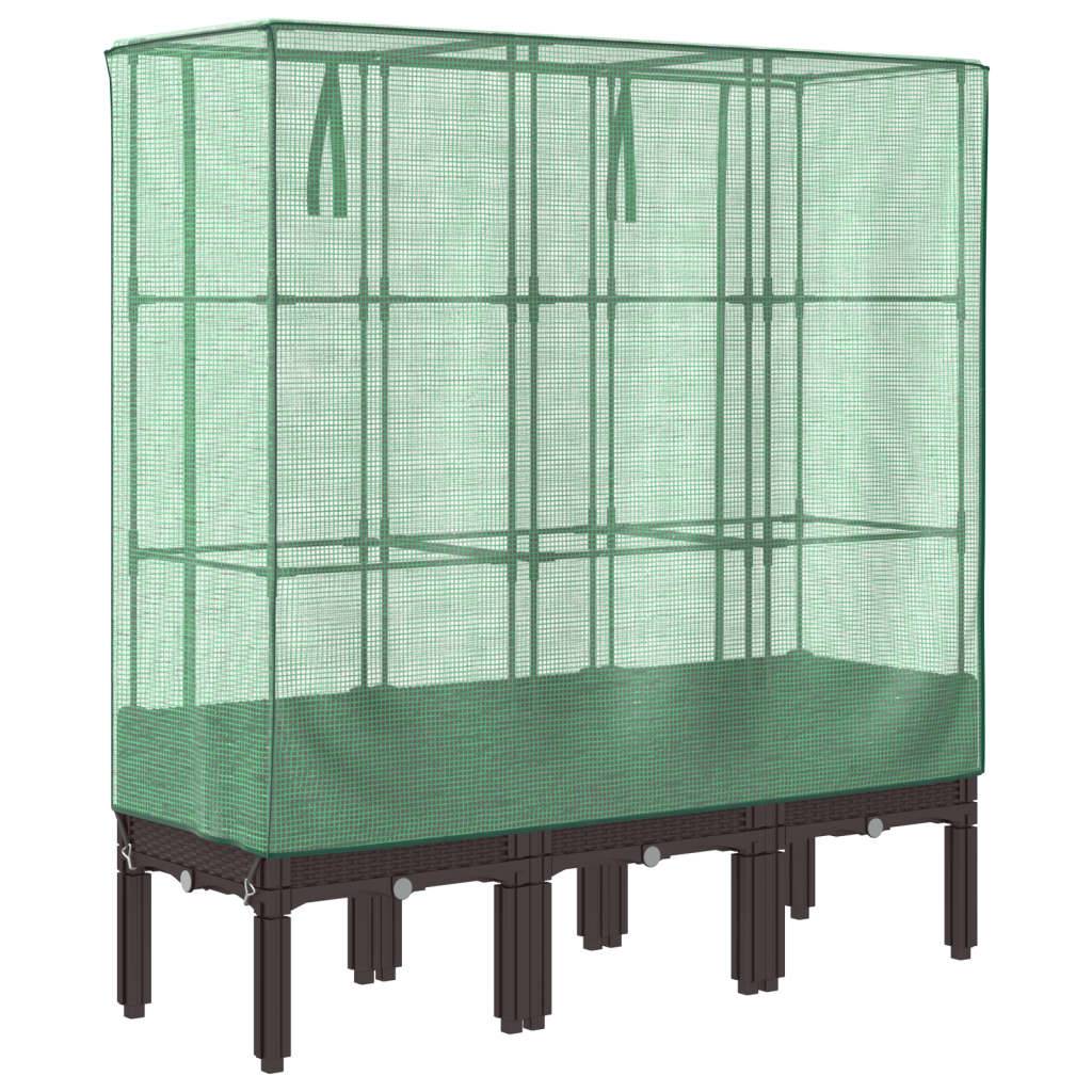 Prolenta Premium - Jardinière polypropylène marron 120 x 40 x 44 cm - Prolenta premium p362.1 - Image 6