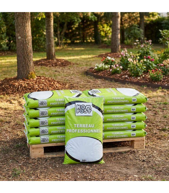 Paillage organique du potager 100% naturel, 10 sacs de 50 l - PRO217-48x50L - Image 1