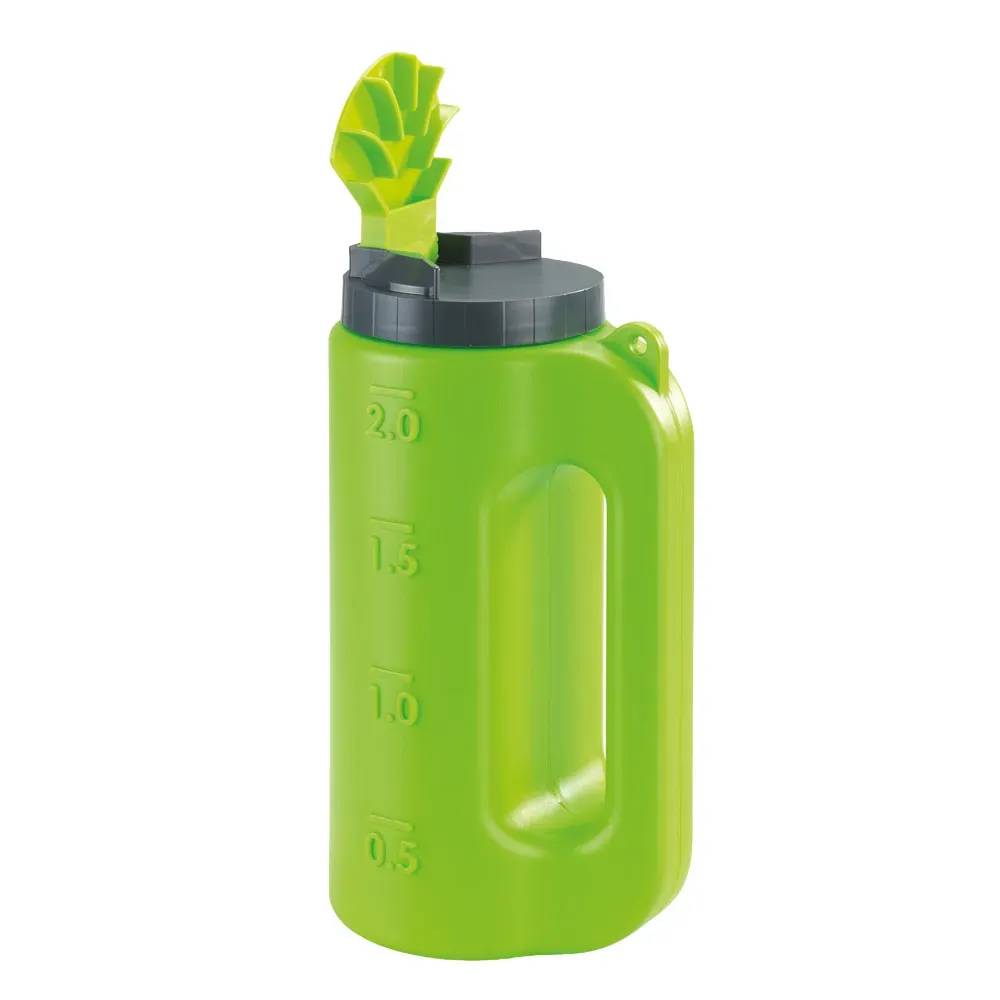 Épandeur à main sortie éventail 2000 ml couvercle et poignée pratique - Image 2