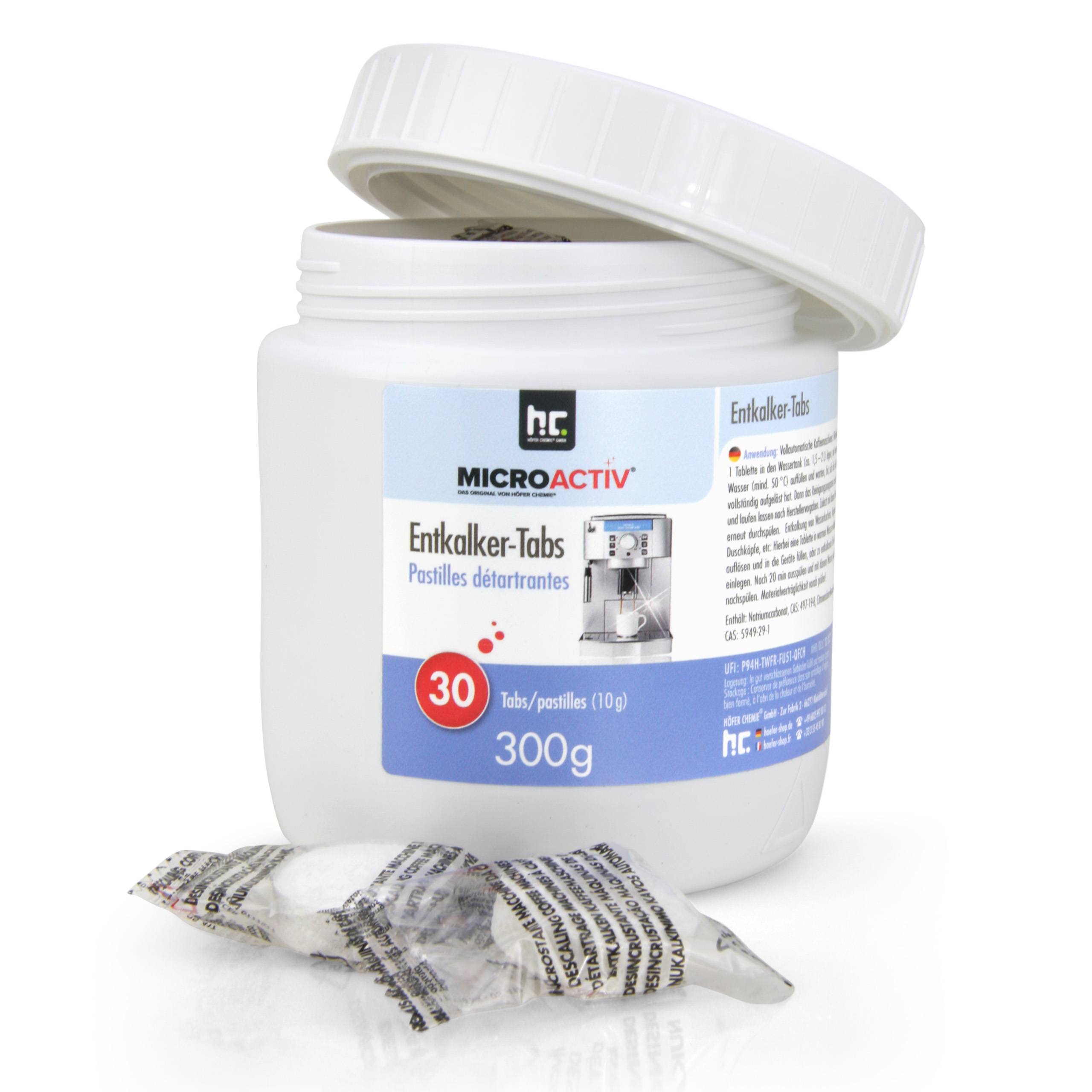 300 g de pastilles de détartrage pour machine à café x 1 - Image 1