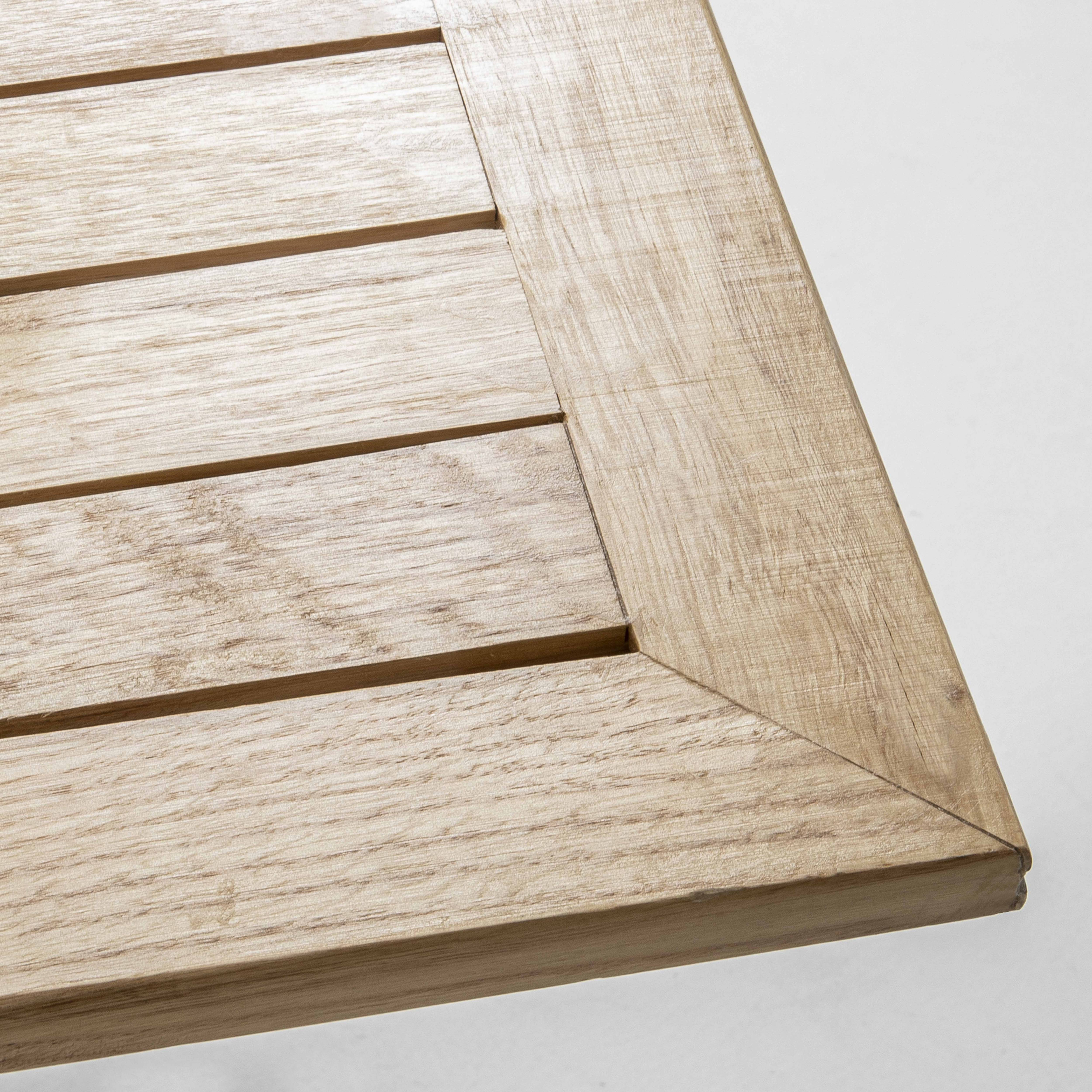 Oviala - Table de jardin carrée plateau bois 70cm 4 places
Times square - Oviala - Image 4
