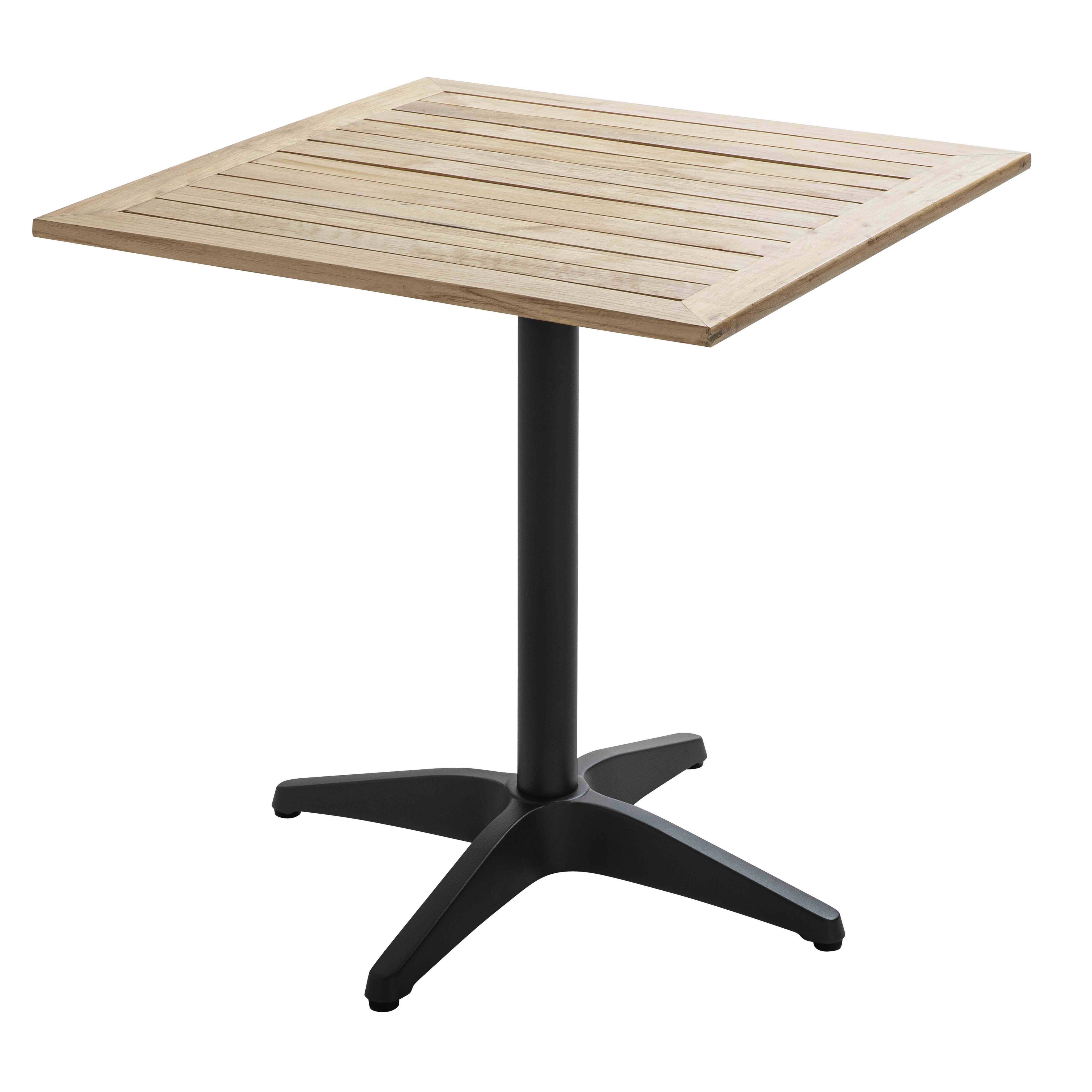 Oviala - Table de jardin carrée plateau bois 70cm 4 places
Times square - Oviala - Image 1
