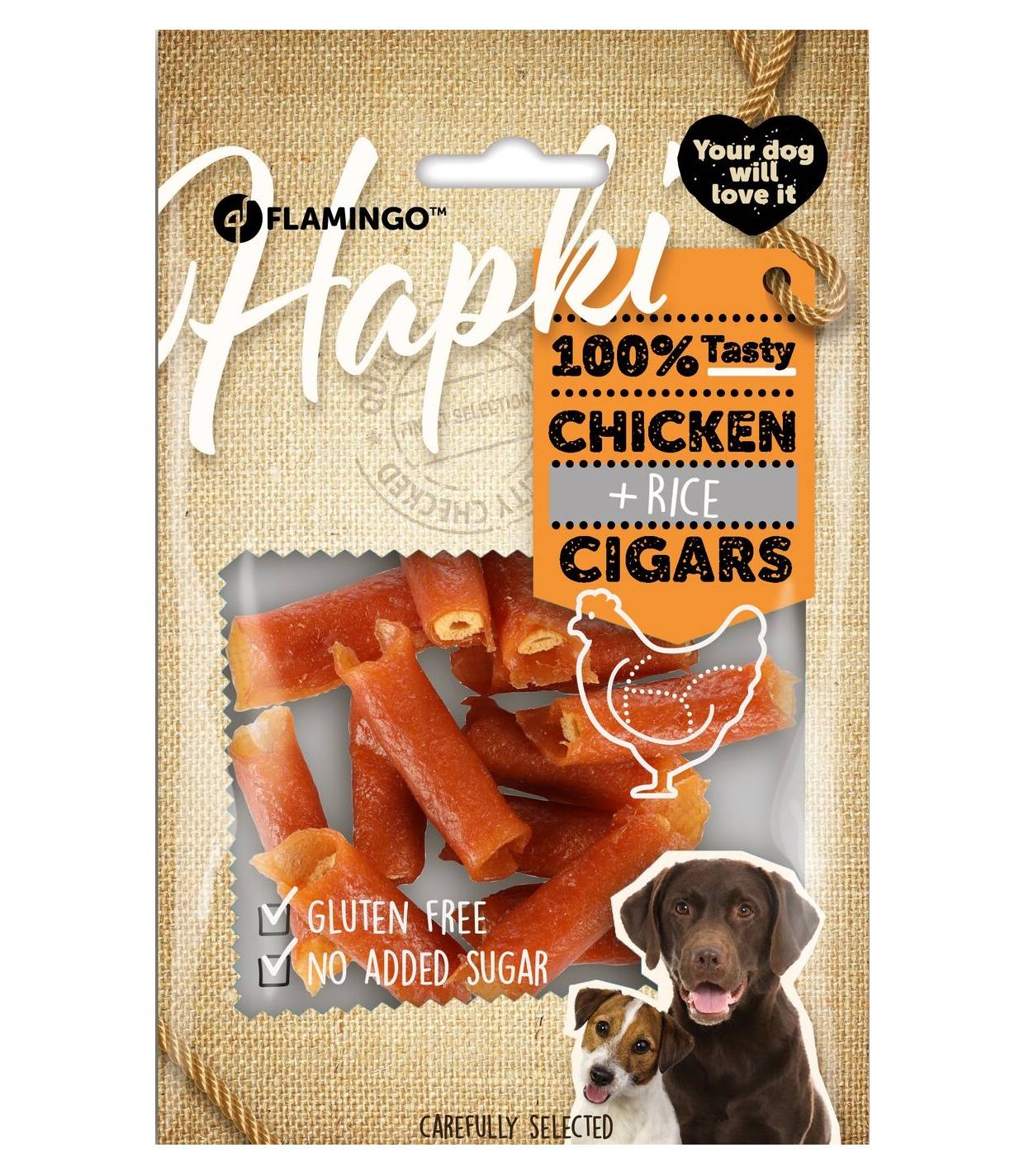 Friandises chien Cigare avec poulet et Riz - Image 2