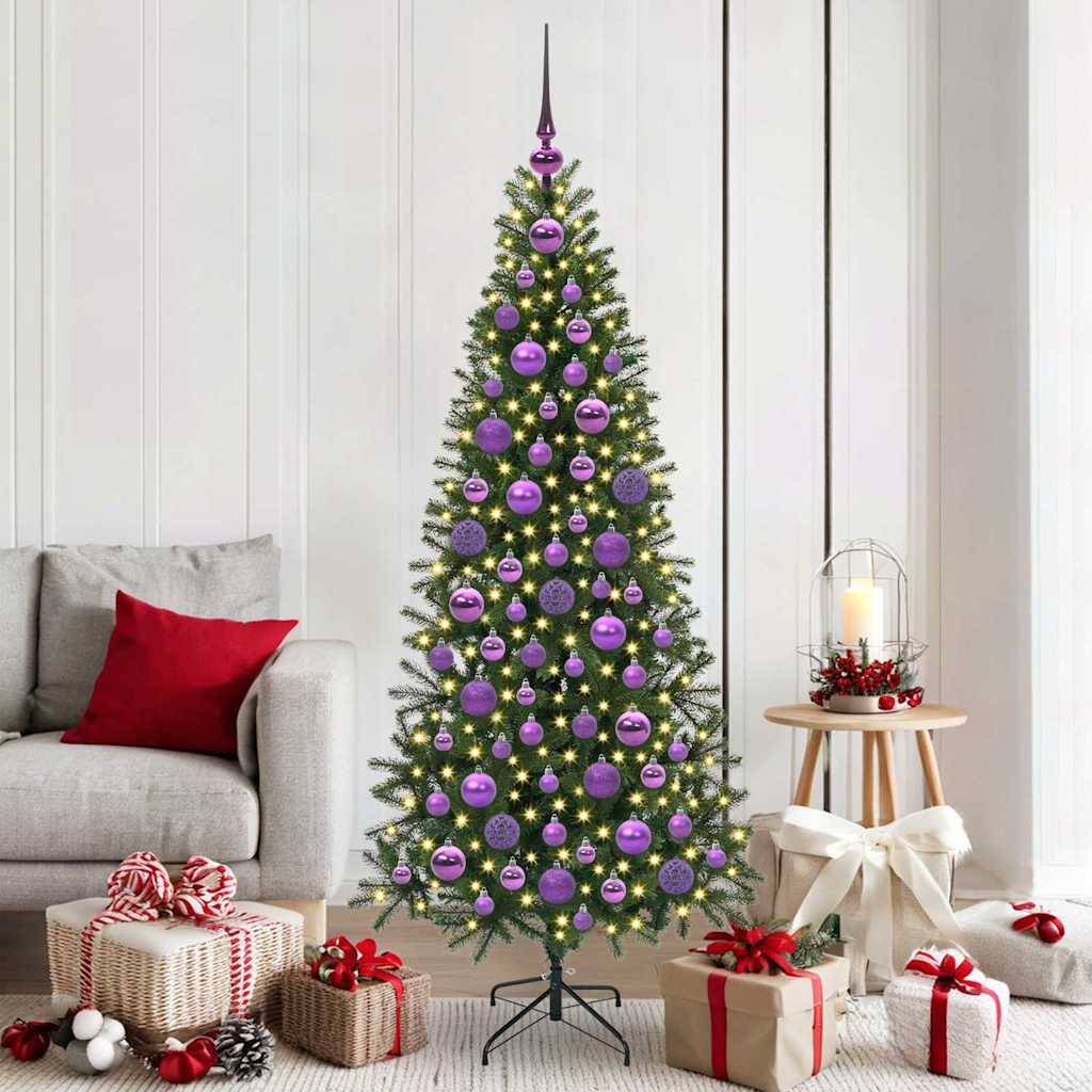 Vidaxl - Ensemble de Boules de Noël avec 300 LED 120 pcs Lilas Plastique vidaXL 42018838 - Image 1