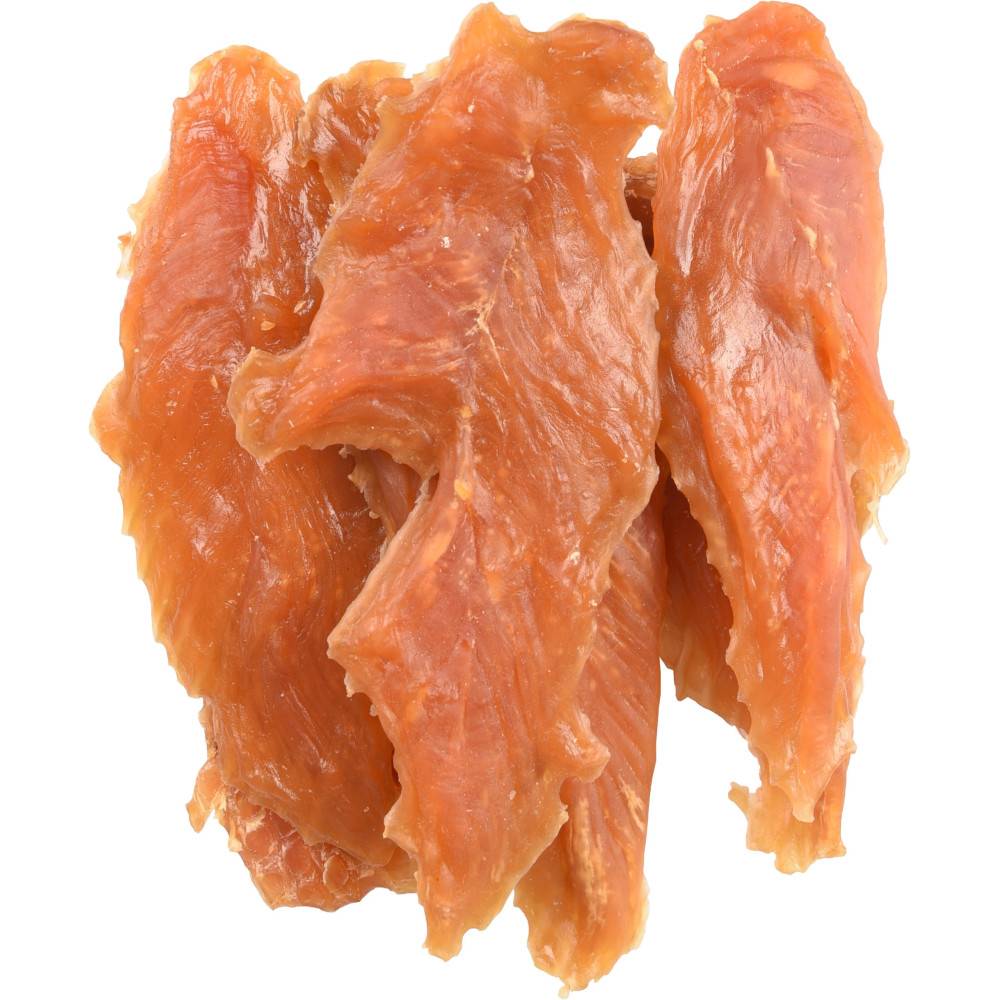 Friandise filet de poitrine de  poulet séché Hapki BBQ pour chien 170 g sans gluten - Image 1