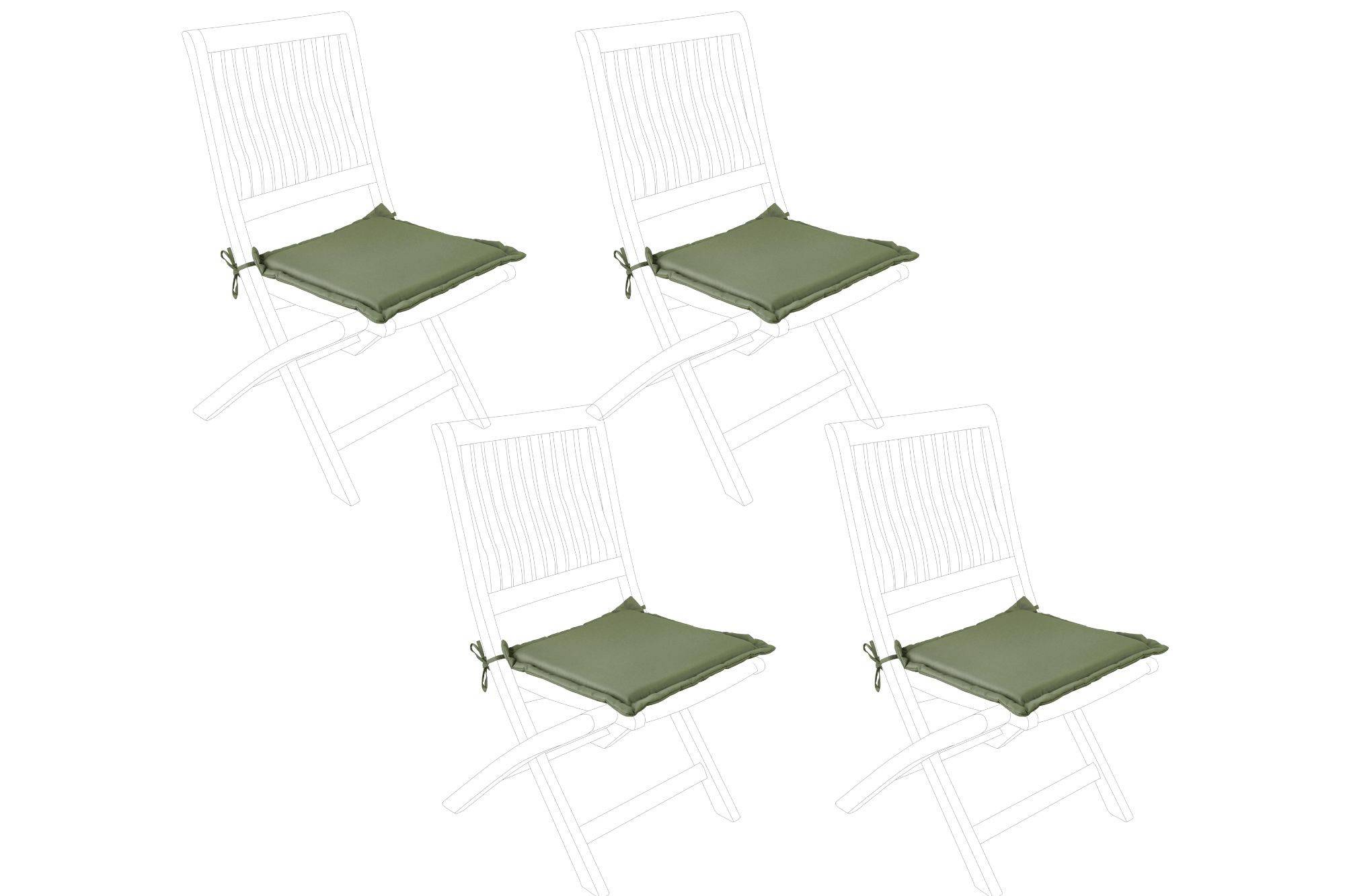 Autre - Coussins pour chaise de jardin pliante (lot de 4) - CANCALE - Image 1