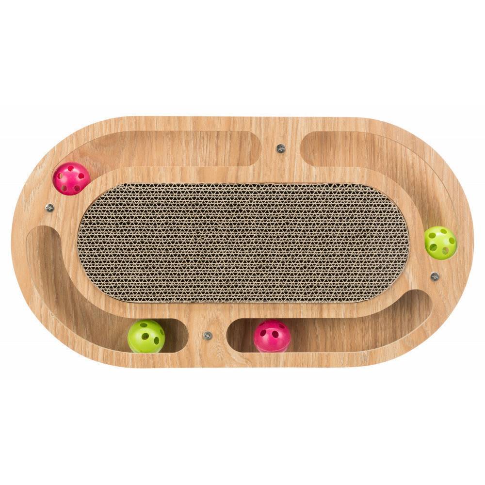 Trixie - jeux Plaque griffoir, cadre bois, 46 cm, pour chats. - Image 4