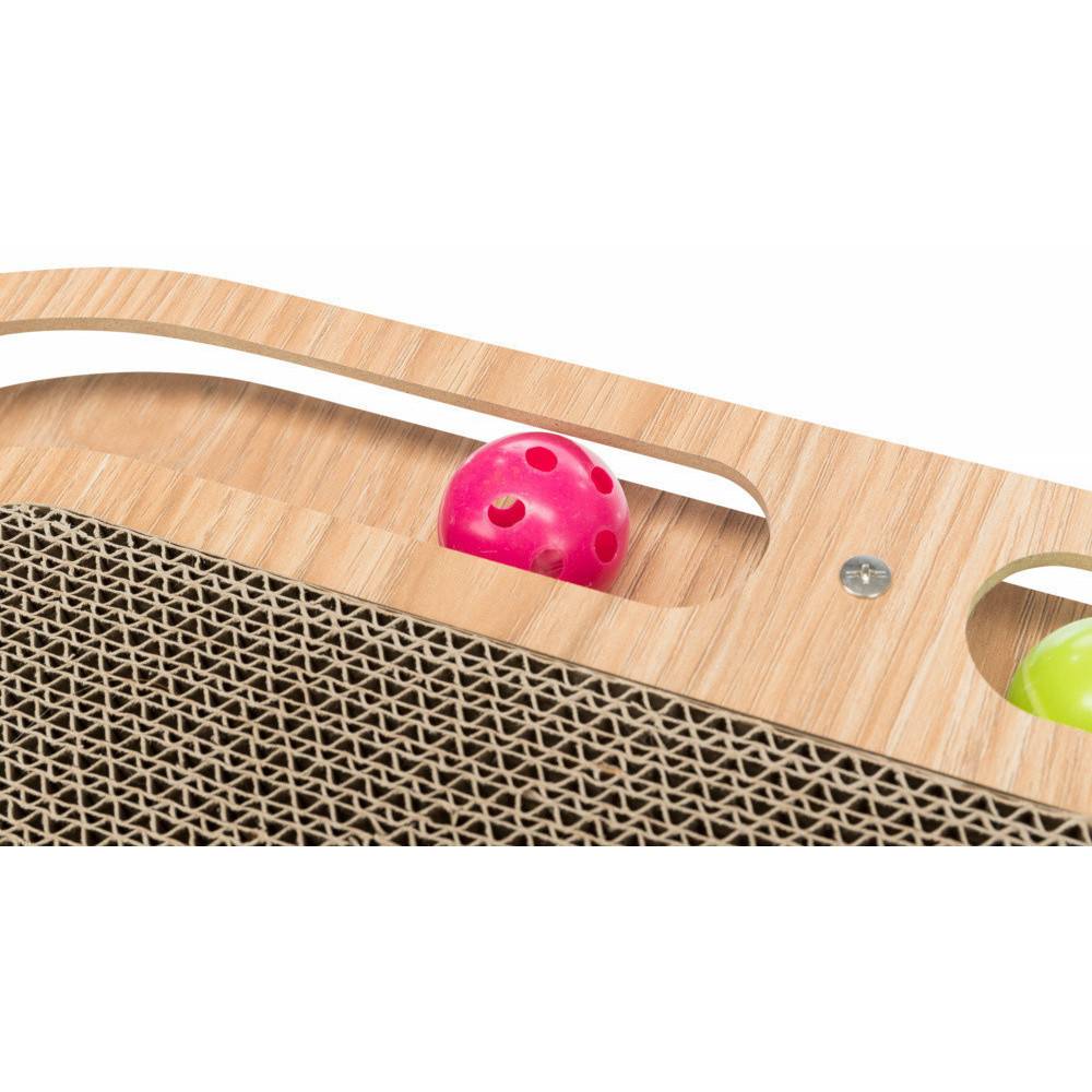 Trixie - jeux Plaque griffoir, cadre bois, 46 cm, pour chats. - Image 3